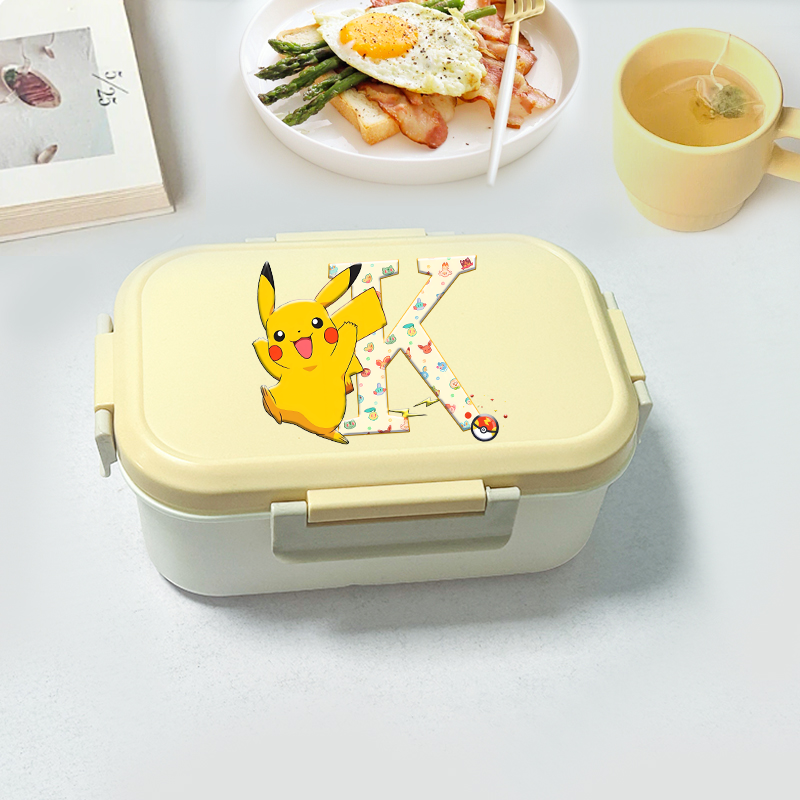 Food Storage Cupboard - Pikachu Lunch Box Cartoon Pokemons Figure