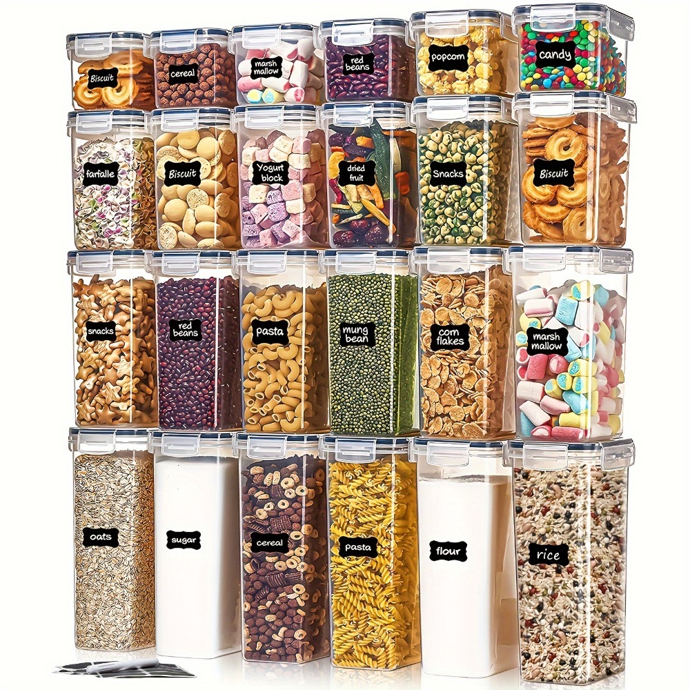 Food Storage Made Easy - 24Pcs Food Storage Containers 12 Boxes