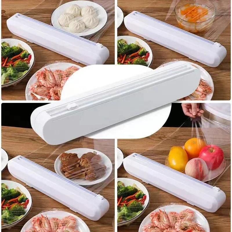 Food Storage Dispenser - Kitchen Tool Storage Holder Sharp Plastic