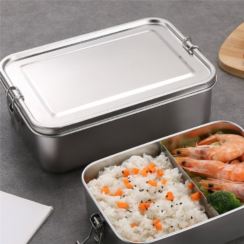 Food Storage Metal Box - AEE2-Stainless Steel Bento Box Metal Lunch