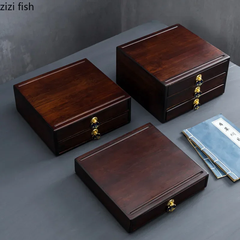 Food Storage Drawers - Tea Cake Storage Box Bamboo Drawer