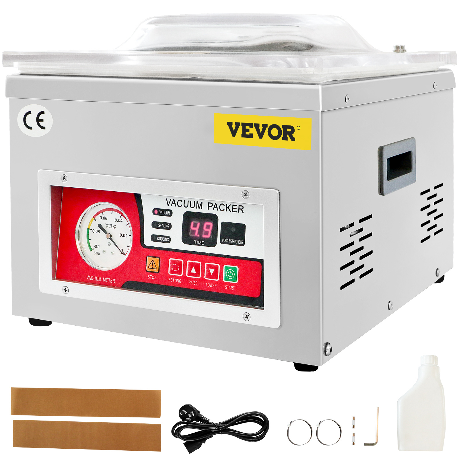 Food Storage Vacuum Sealer Machine - Vacuum Sealer Machine with 6.5 m³/h