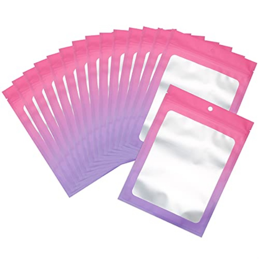 Food Storage Bag - 00 Pcs Resealable Mylar Bags, Gradient