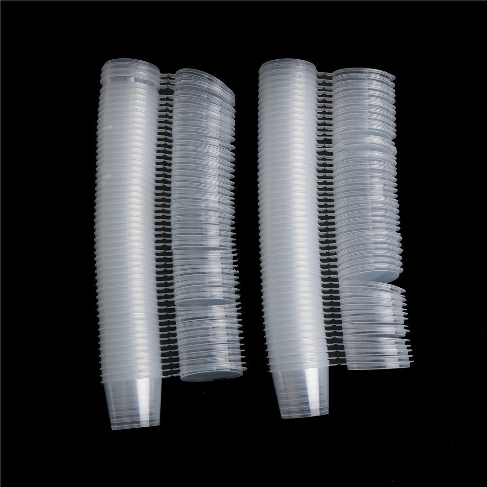 Food Storage Made Easy - 100Pcs Small Plastic Disposable Sauce Cups