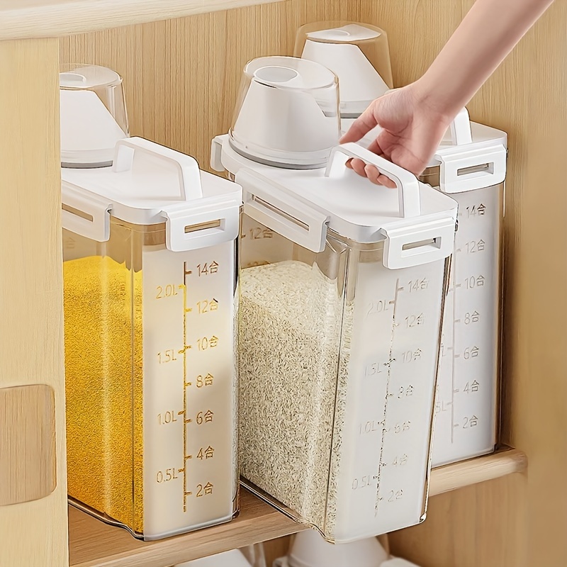 Food Storage Dispenser - 1pc Storage Container, Household Insect-proof And