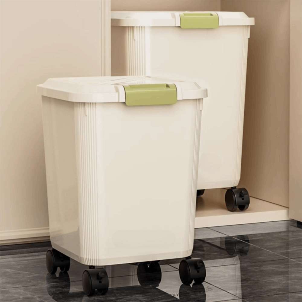 Food Storage Large Plastic Containers - Insect Proof Rice Storage Box Moisture