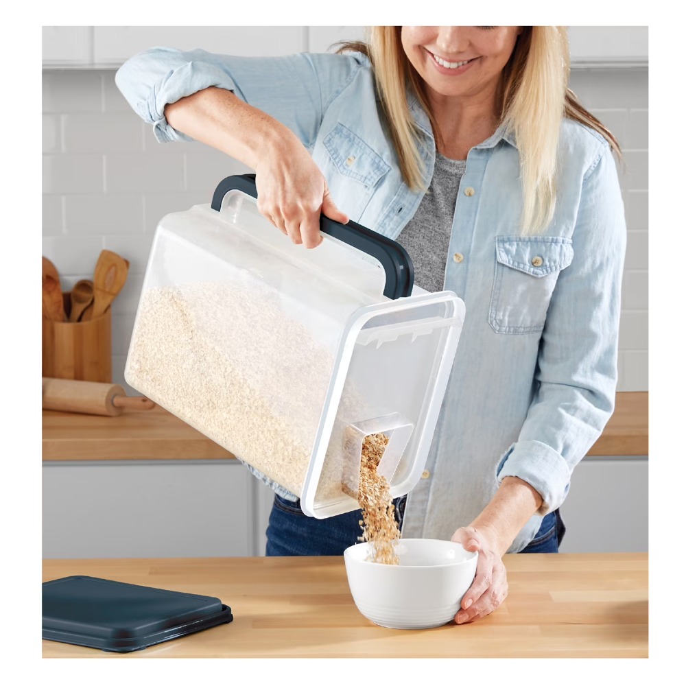 Food Storage Large Plastic Containers - Mainstays Large Plastic Bulk Food Storage