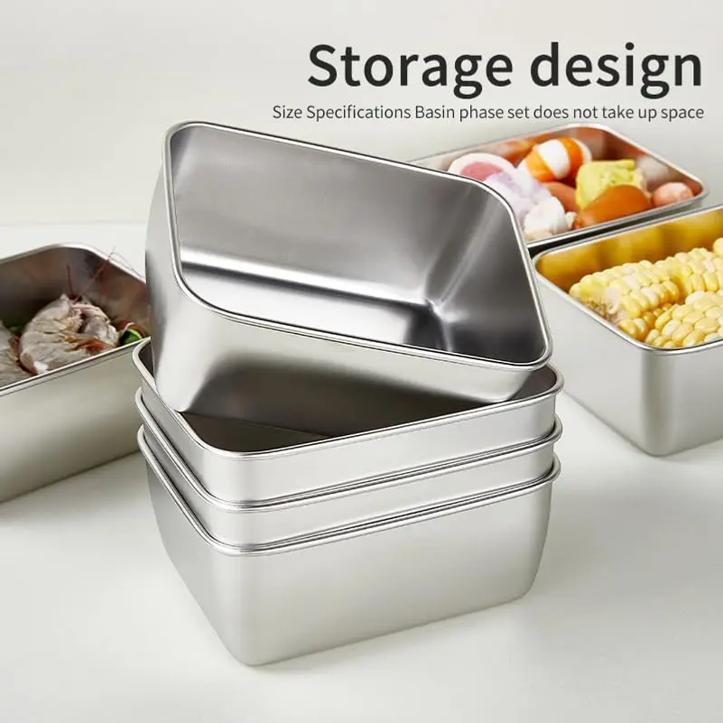 Stainless Steel Food Storage C - Food Storage Metal Box 리뷰 및 가격