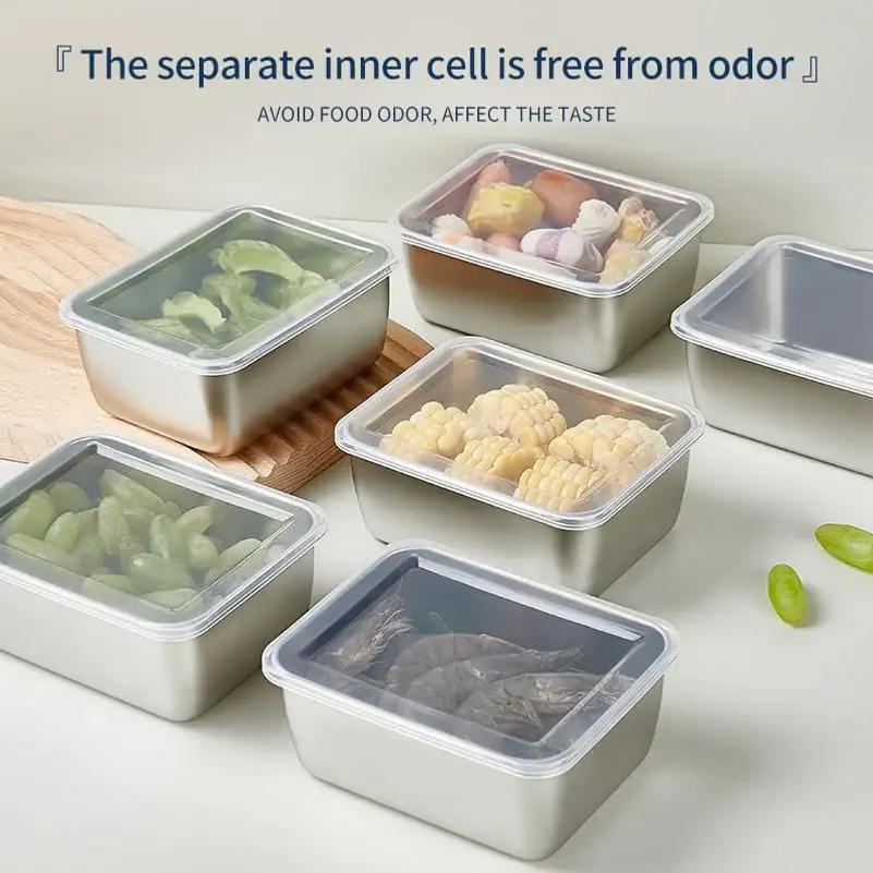 Stainless Steel Food Storage C - Food Storage Metal Box 리뷰 및 가격