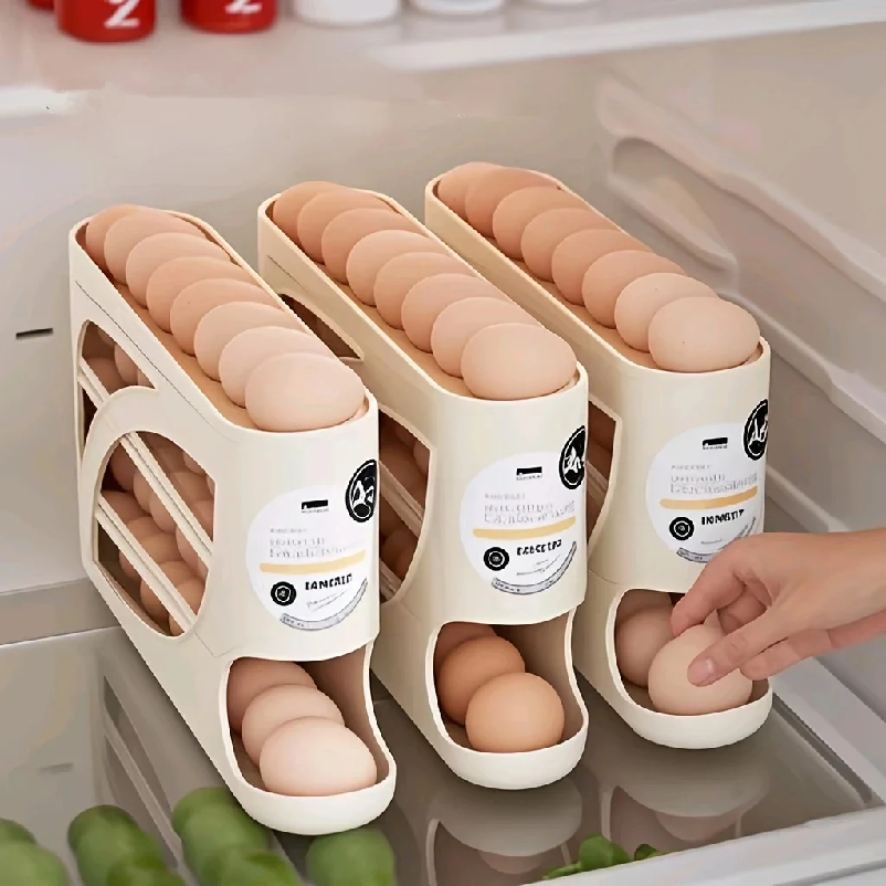 3-Tier Rolling Egg Storage Con - Food Storage Large Plastic Containers 리뷰 및 가격