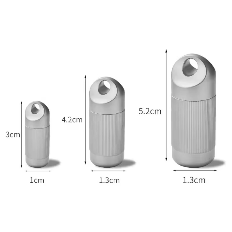 Titanium Alloy MINI Pill Box W - Food Storage Metal Box 리뷰 및 가격