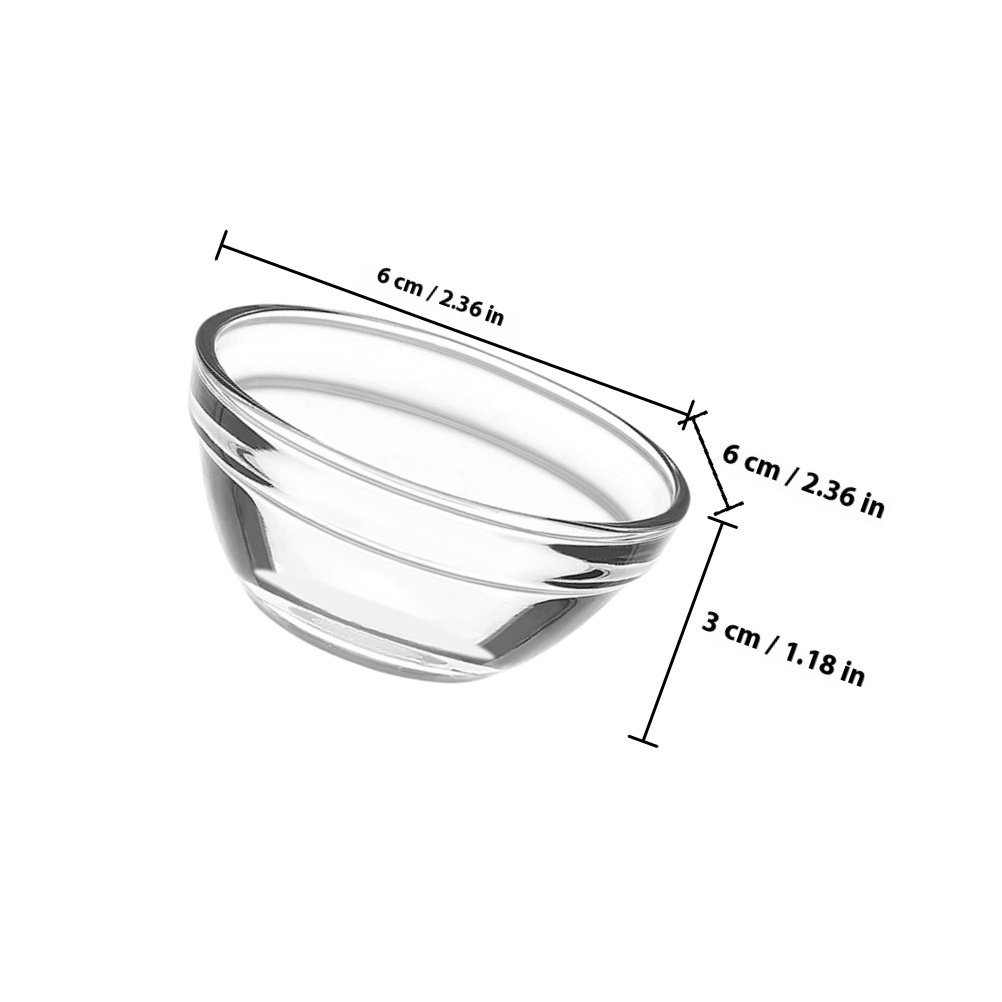 3Pcs Small Glass Bowls Set Cle - Food Storage Glass Set 리뷰 및 가격