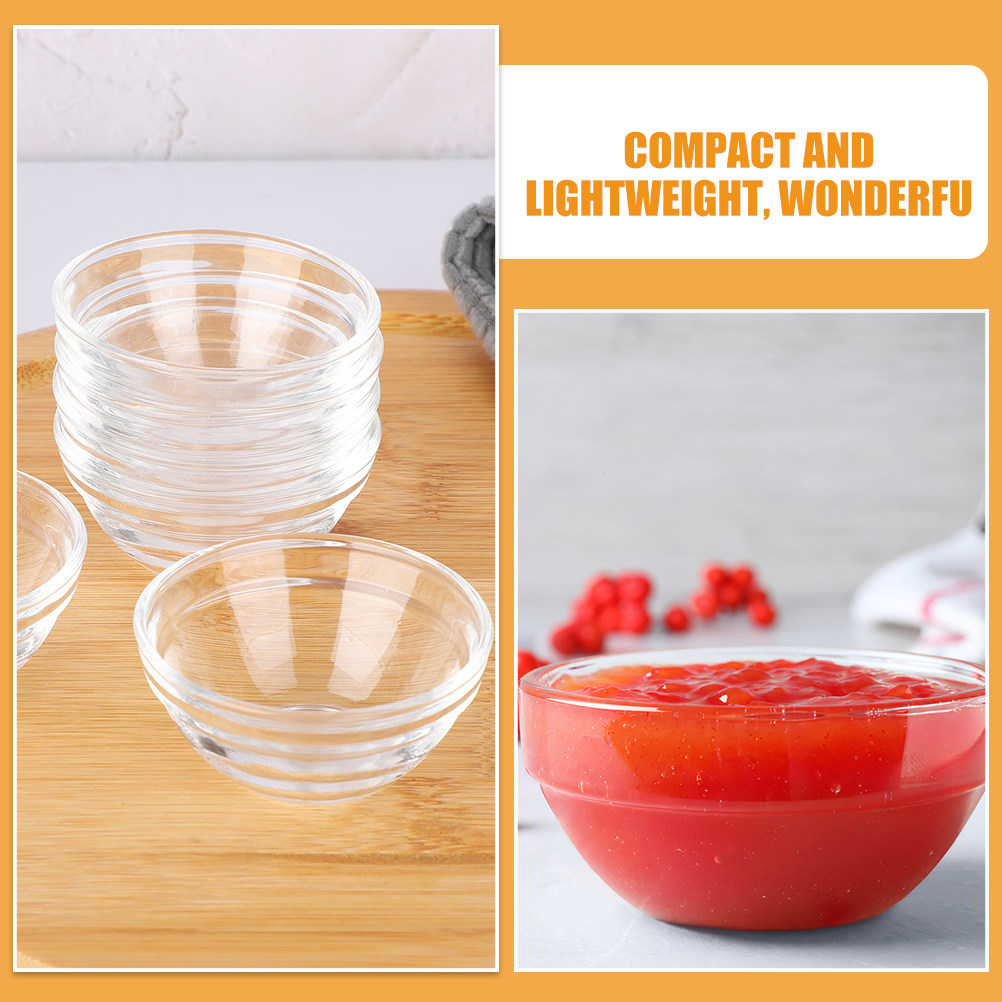 3Pcs Small Glass Bowls Set Cle - Food Storage Glass Set 리뷰 및 가격