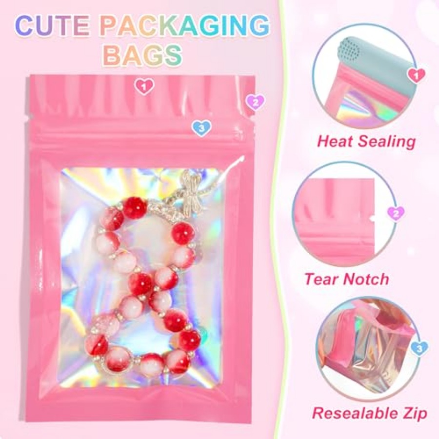 00 Pcs Pink Smell Proof Mylar  - Food Storage Bag 리뷰 및 가격