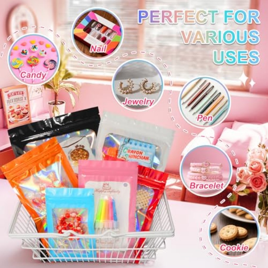 00 Pcs Pink Smell Proof Mylar  - Food Storage Bag 리뷰 및 가격