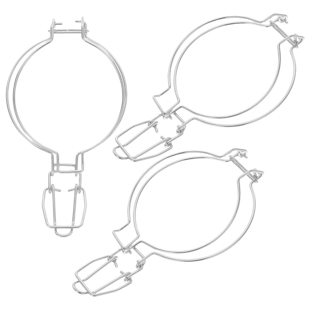 3pcs Stainless Steel Wire Clam - Food Storage In Stainless Steel 리뷰 및 가격