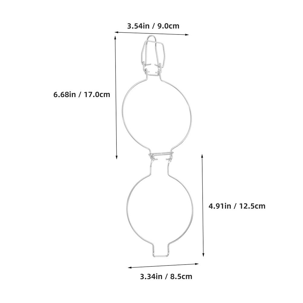 3pcs Stainless Steel Wire Clam - Food Storage In Stainless Steel 리뷰 및 가격