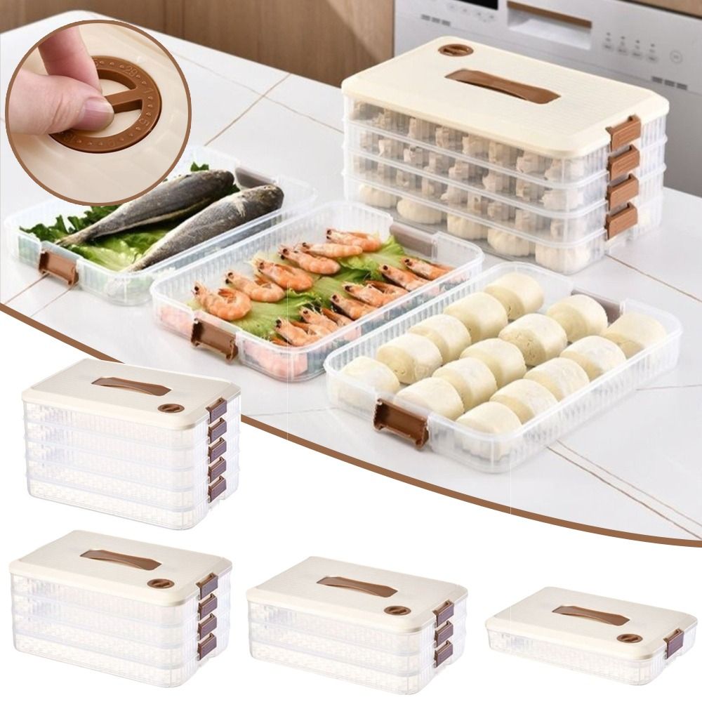 Multi-Layer Dumpling Storage B - Food Storage Large Plastic Containers 리뷰 및 가격