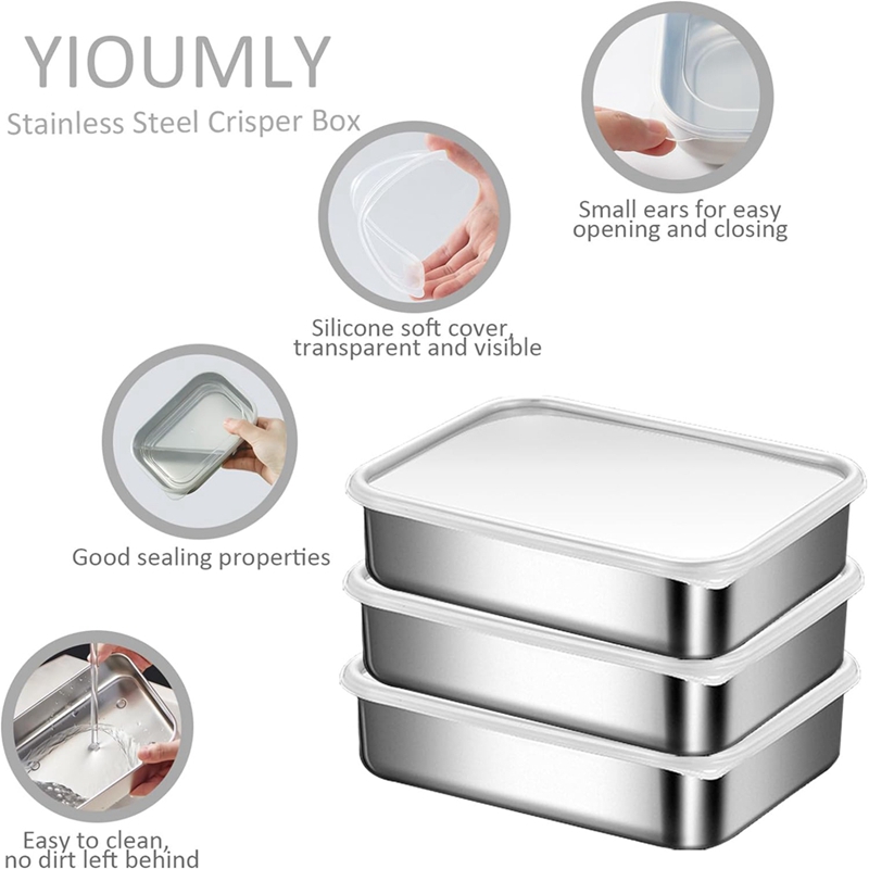 Stainless Steel Containers for - Food Storage Usa 리뷰 및 가격