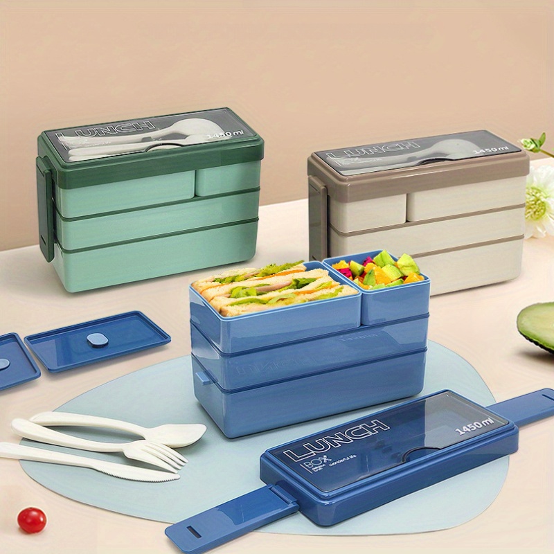 1450ML Bento Lunch Box Large C - Food Storage Large Plastic Containers 리뷰 및 가격
