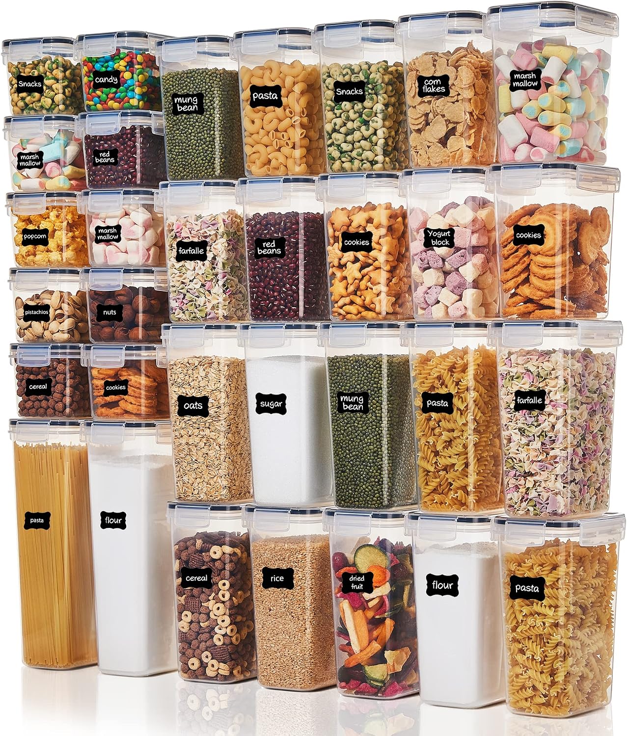 32pcs Airtight Food Storage Co - Food Storage Kitchen Container Set 리뷰 및 가격
