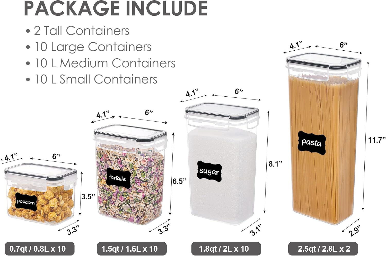 32pcs Airtight Food Storage Co - Food Storage Kitchen Container Set 리뷰 및 가격