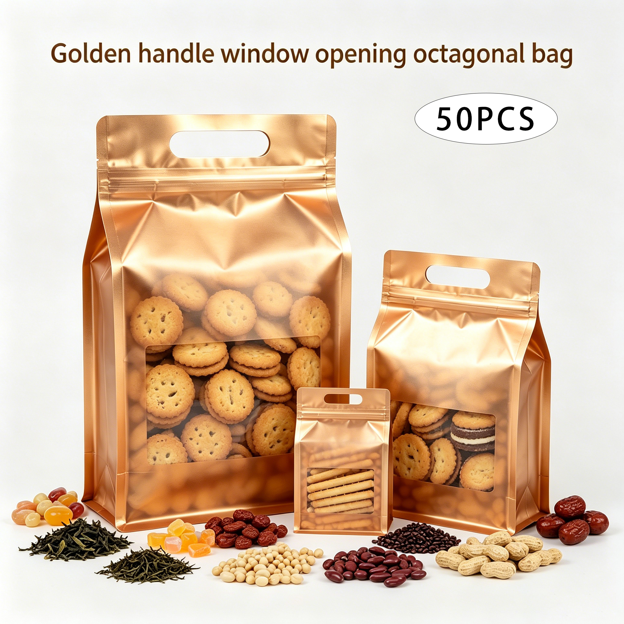 Reusable golden octagonal plas - Food Storage Usa 리뷰 및 가격