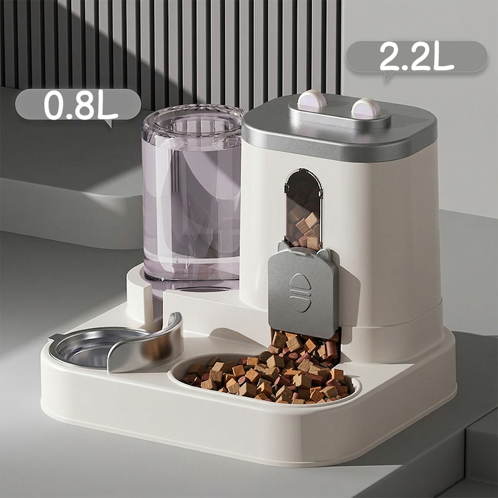 Automatic Feeder Dog Cat Food  - Food Storage Large Plastic Containers 리뷰 및 가격