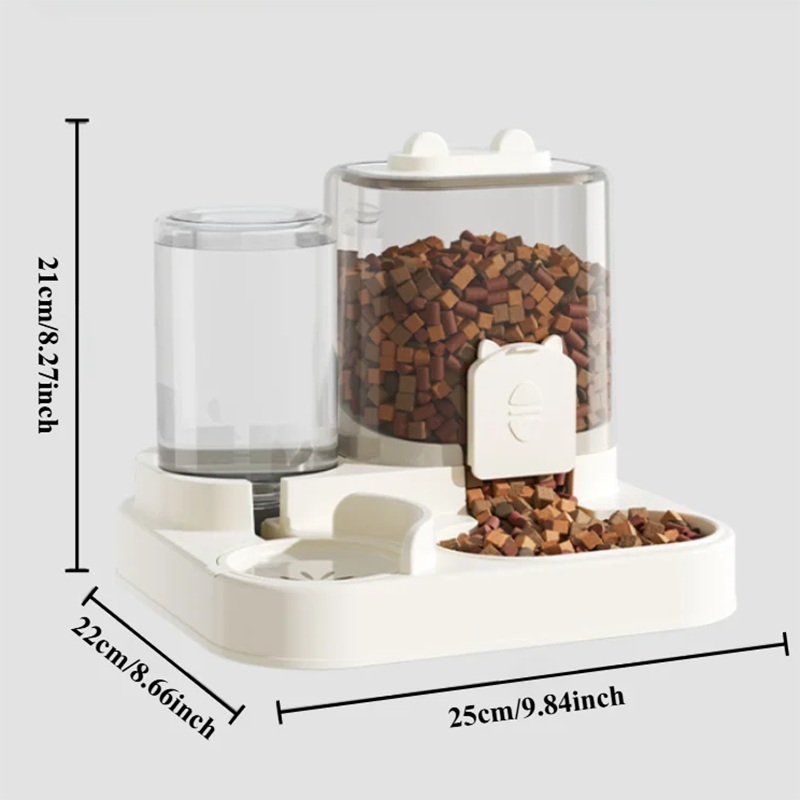 Automatic Feeder Dog Cat Food  - Food Storage Large Plastic Containers 리뷰 및 가격