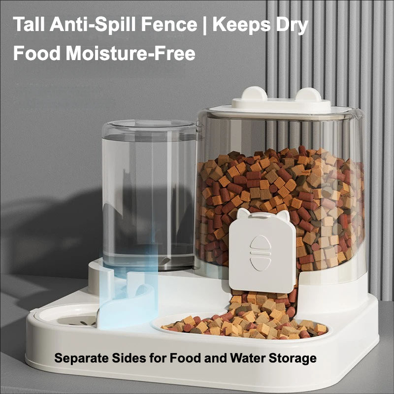 Automatic Feeder Dog Cat Food  - Food Storage Large Plastic Containers 리뷰 및 가격