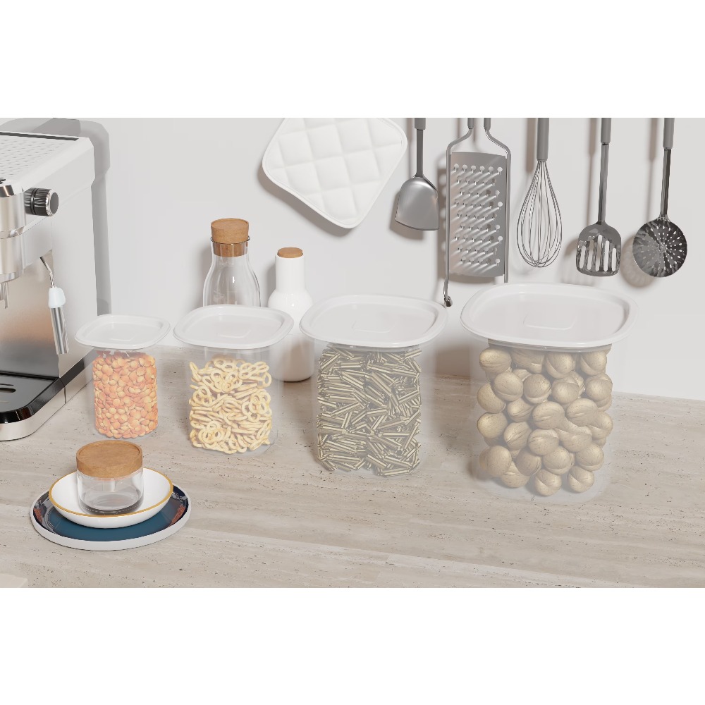 Best seller  8-Piece Plastic F - Food Storage Kitchen Container Set 리뷰 및 가격