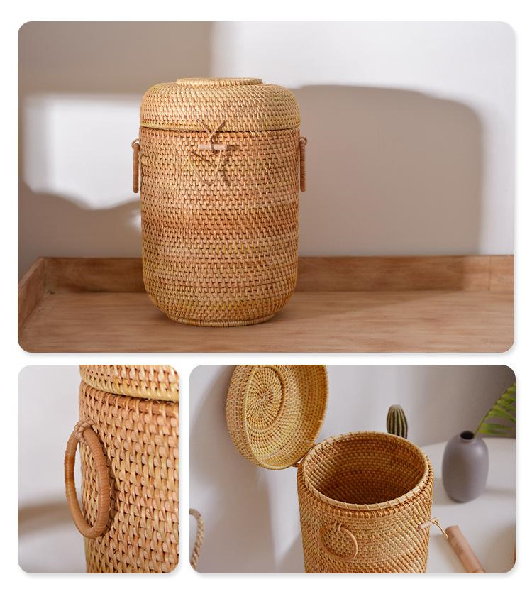 Handwoven Rattan Tea Storage B - Food Storage Made Easy 리뷰 및 가격