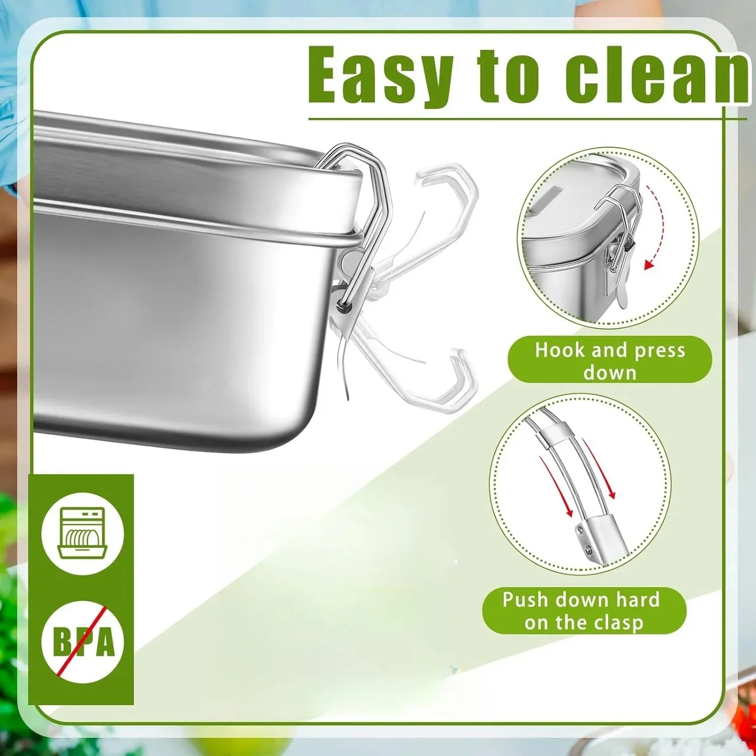 Stainless Steel Bento Box Meta - Food Storage Metal Box 리뷰 및 가격