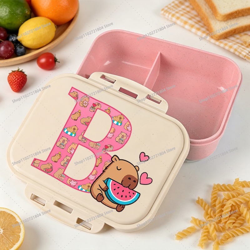 Capibara Large Capacity Bento  - Food Storage Large Plastic Containers 리뷰 및 가격