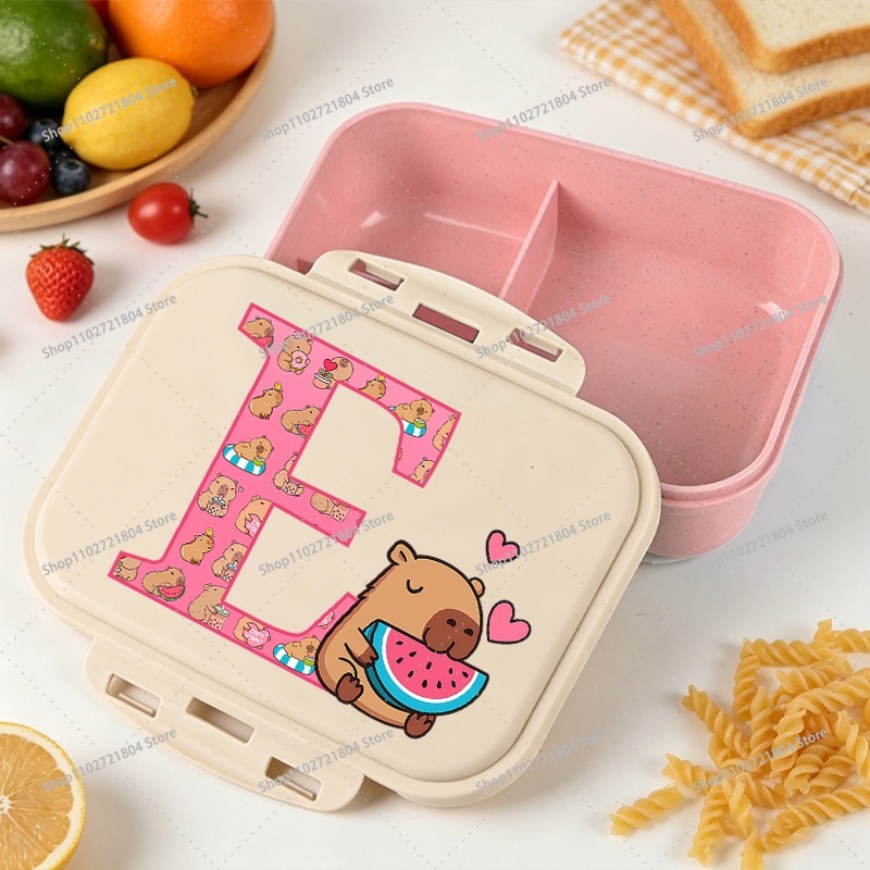 Capibara Large Capacity Bento  - Food Storage Large Plastic Containers 리뷰 및 가격