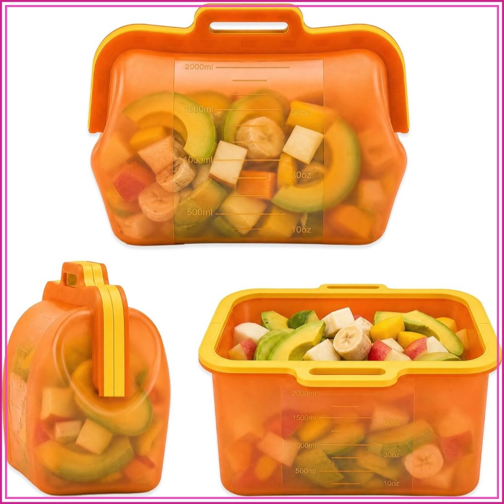 Reusable Silicone Food Storage - Food Storage Bag 리뷰 및 가격