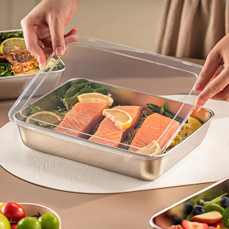 3pcs Stainless Steel Food Cont - Food Storage Warehouse 리뷰 및 가격