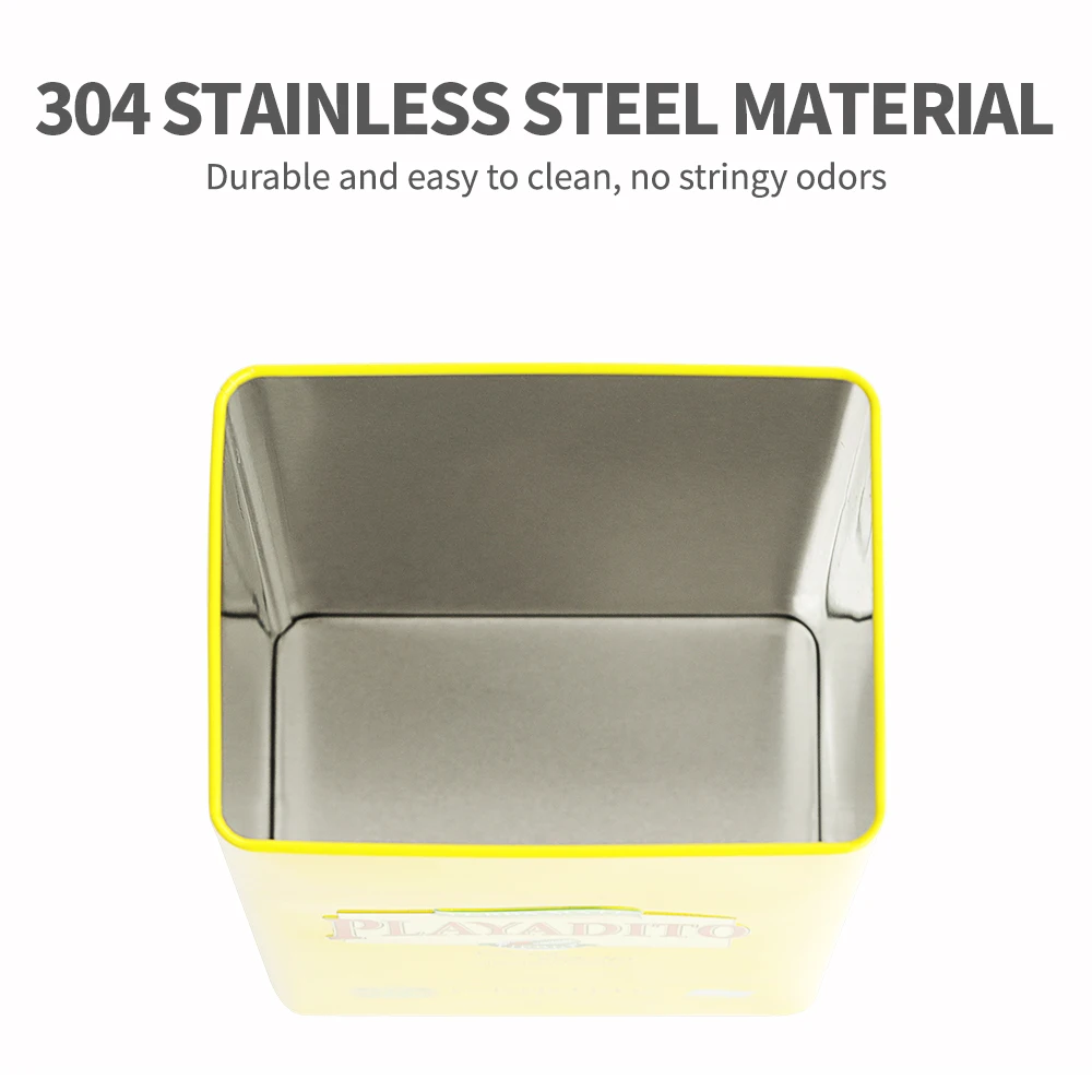 500g Kitchen Organizer with Li - Food Storage Metal Box 리뷰 및 가격