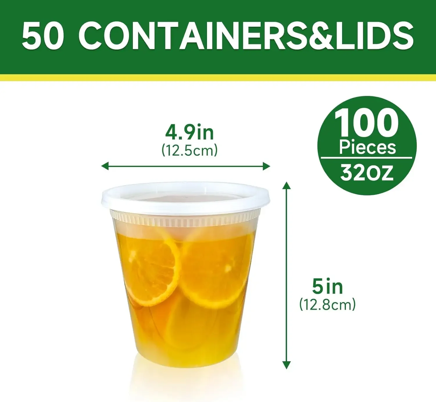 50 Set 32 oz Deli Containers w - Food Storage Warehouse 리뷰 및 가격