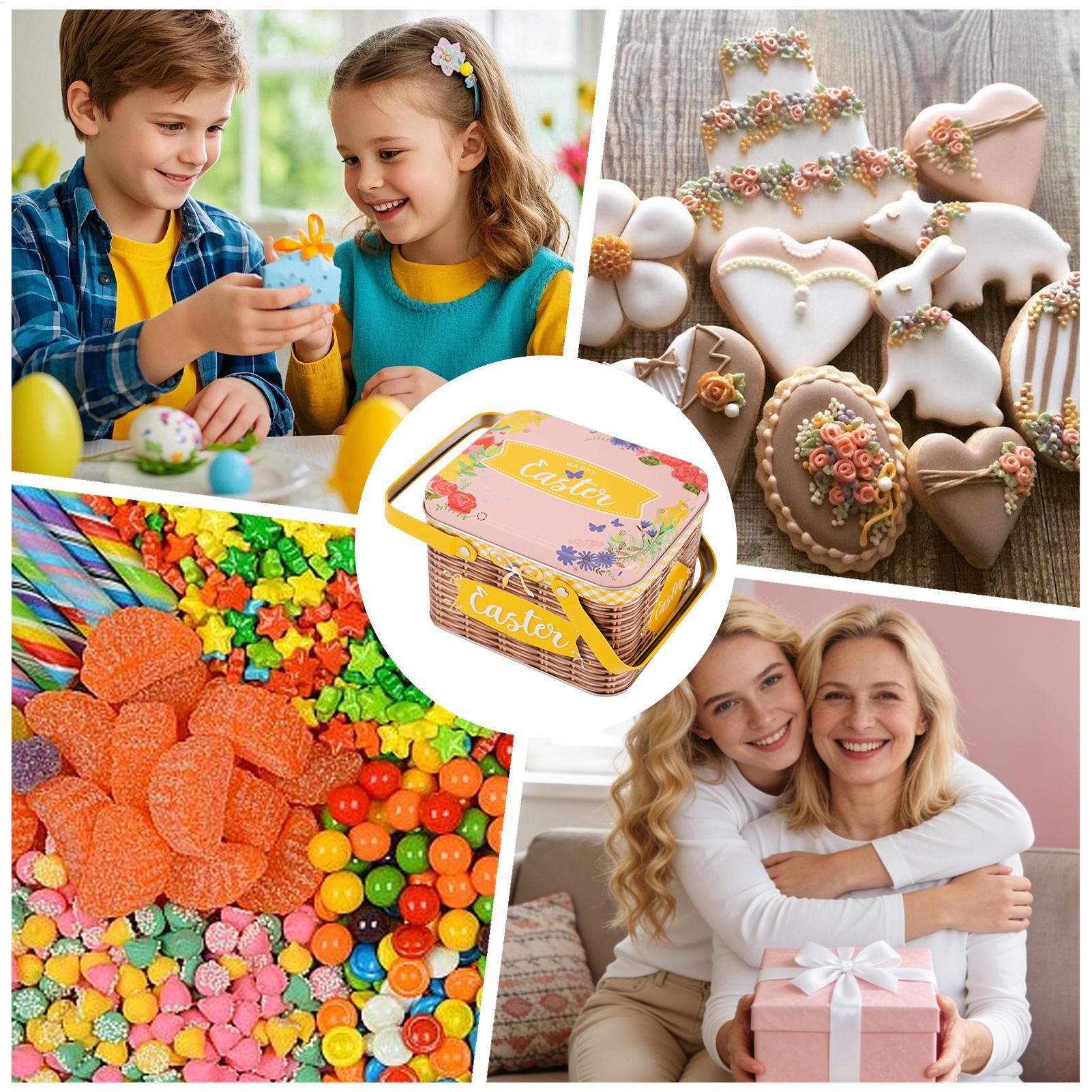 Easter Basket Metal Basket Wit - Food Storage Drawers 리뷰 및 가격