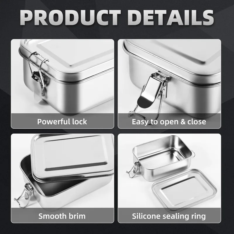 304 Stainless Steel 1200/2400m - Food Storage Metal Box 리뷰 및 가격