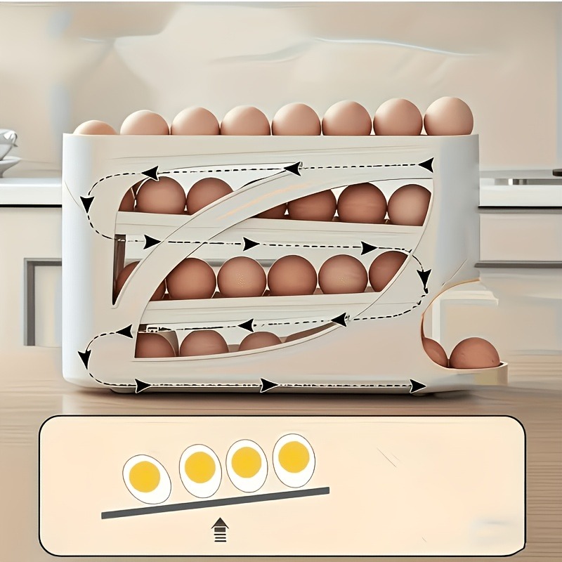 1Pcs Auto Rolling Egg Dispense - Food Storage Dispenser 리뷰 및 가격