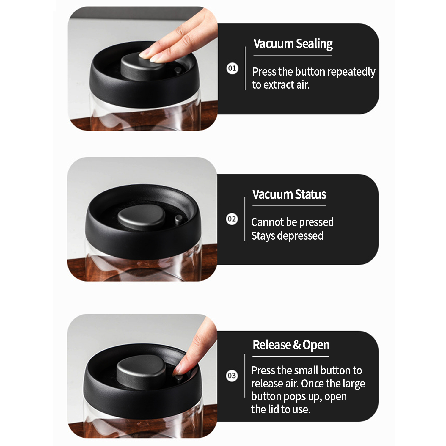 OANKR Vacuum Coffee Canister 5 - Food Storage Warehouse 리뷰 및 가격