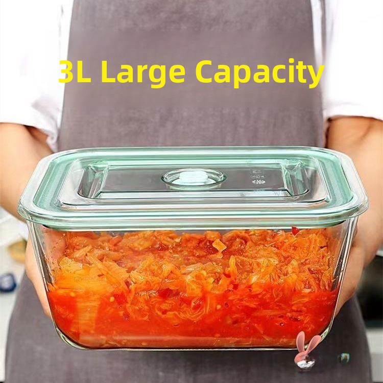 Large Capacity Glass Container - Food Storage Glass Set 리뷰 및 가격