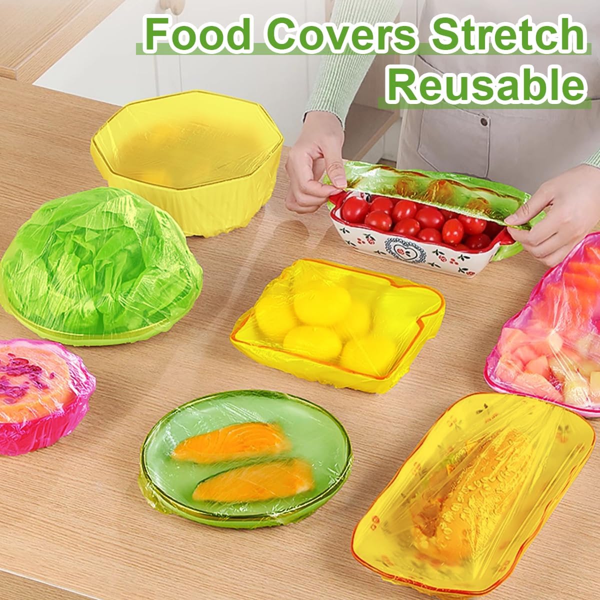Bowl Covers Plastic Elastic Wr - Food Storage Bag 리뷰 및 가격