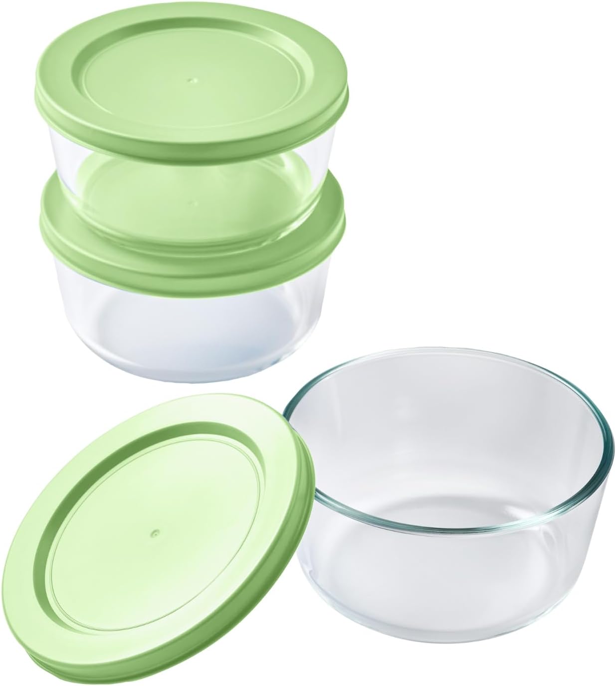 6-Piece Glass Food Storage Con - Food Storage Glass Set 리뷰 및 가격