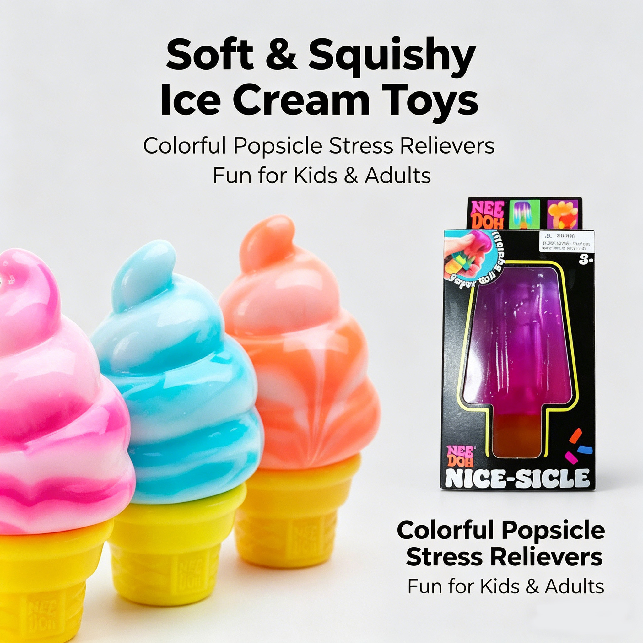 Blind Box Fuzz Ball Ice cream  - Food Storage Bag 리뷰 및 가격