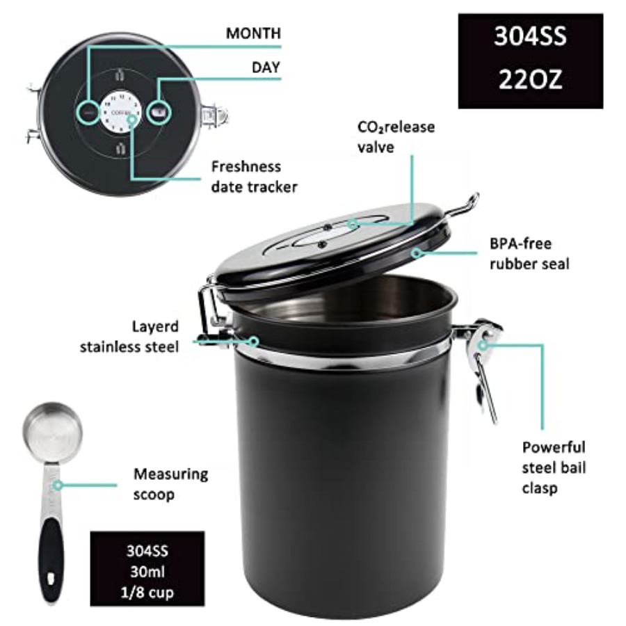 x 2pack 22oz Airtight Stainles - Food Storage In Stainless Steel 리뷰 및 가격