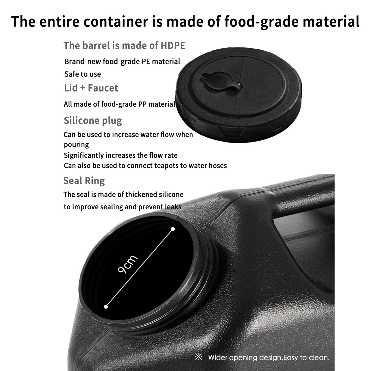 BLACKDOG Large Capacity Water  - Food Storage Large Plastic Containers 리뷰 및 가격