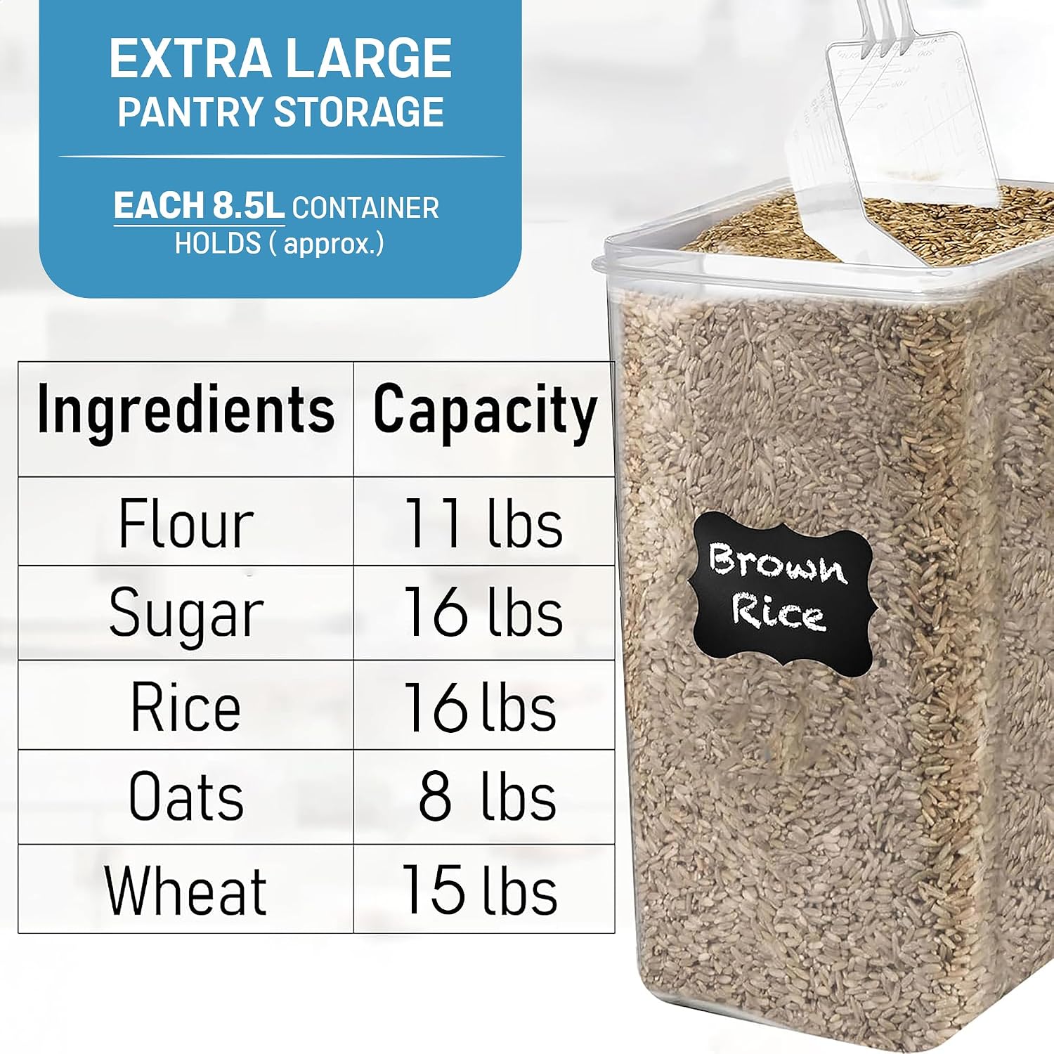 Extra Large Airtight Food Stor - Food Storage Large Plastic Containers 리뷰 및 가격